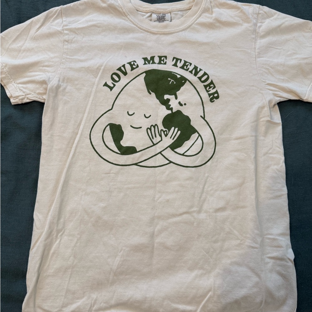 Comfort Colors Love Me Tender Tee - Cream